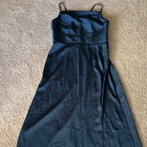 NWT Azazie Elegant Navy Maxi Dress